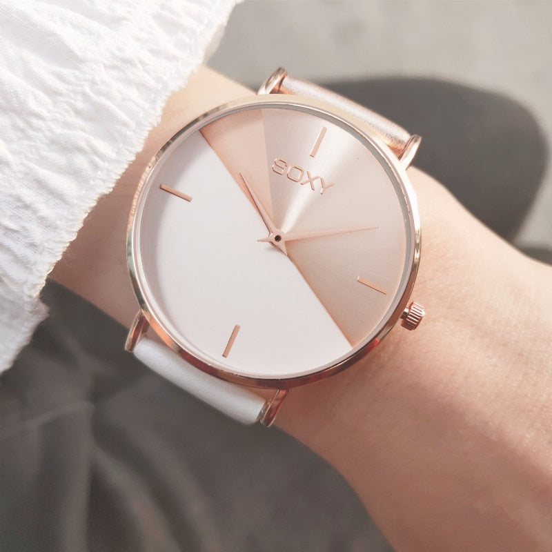Orologio da Donna con Cinturino in Pelle