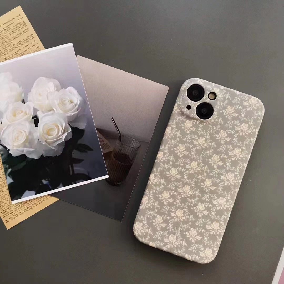 Cover iPhone con Stampa Floreale da Donna