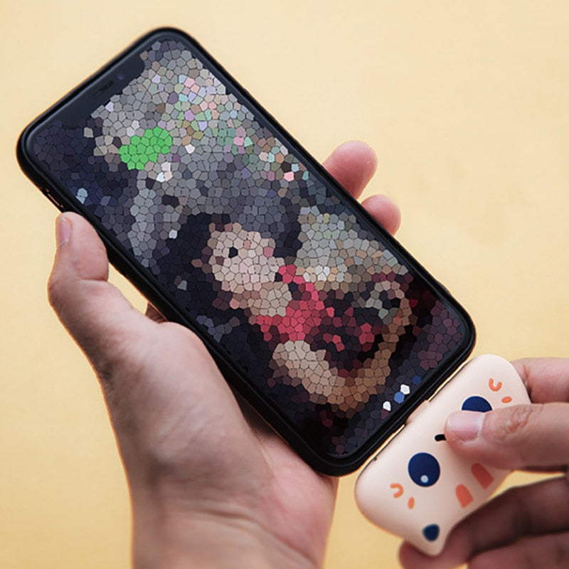 Mini Power Bank Portatile a Forma di Gatto 800 mAh