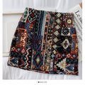 Minigonna Donna Stile Boho