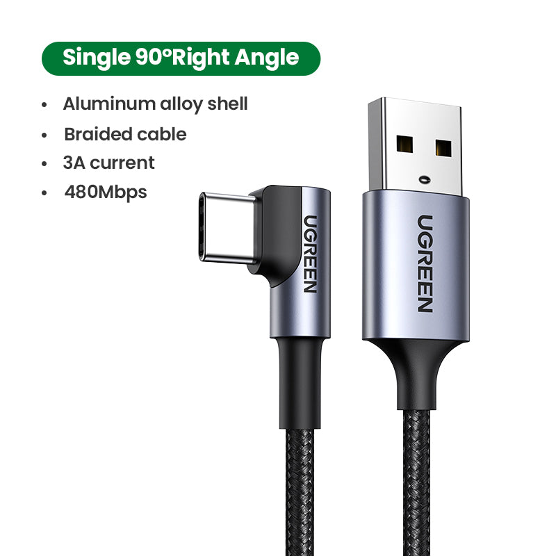 Cavo Type-C ad Angolo 90 Gradi per Smartphone