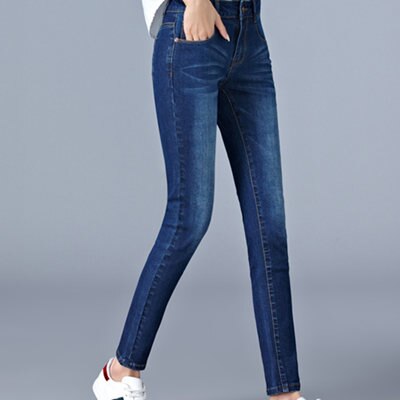 Jeans Skinny in Denim da Donna