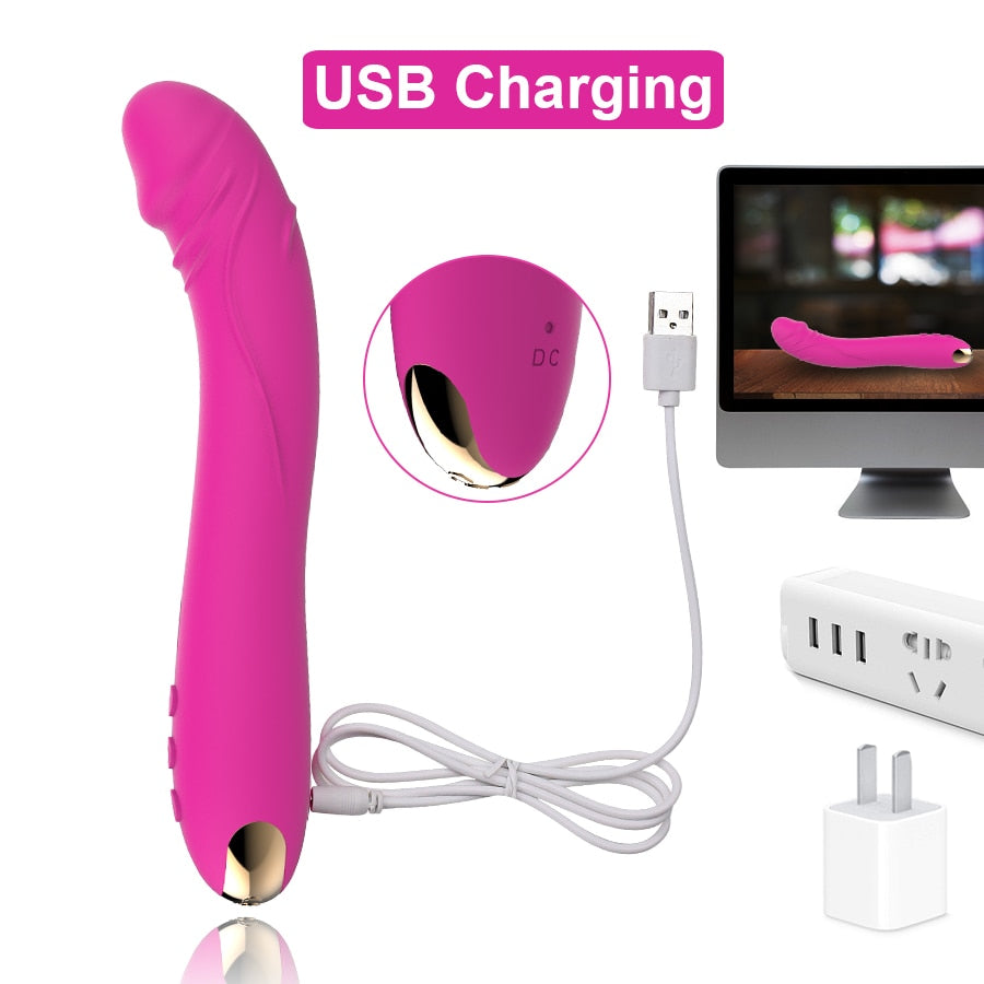 Vibratore Morbido in Silicone 10 Modalità