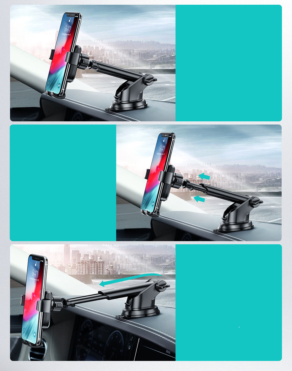 Supporto Auto per Smartphone in Alluminio