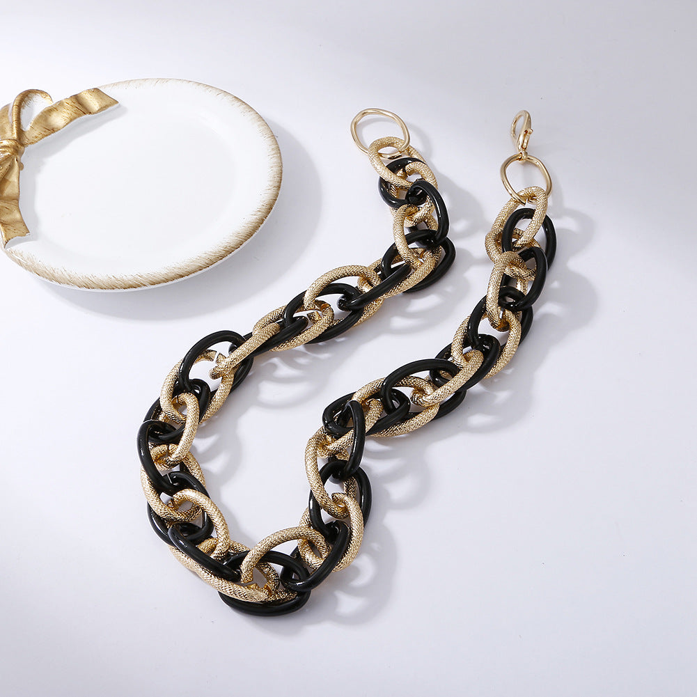 Collana Choker Punk con Lucchetto da Donna