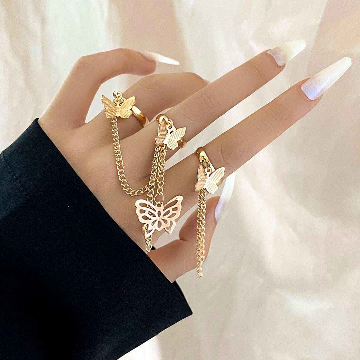 Bracciale Farfalla Aesthetic con Anello