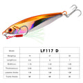 Esca da Pesca Jig in Metallo Colorato