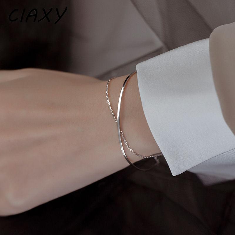 Bracciale Avvolgente a Catena in Argento Sterling 925