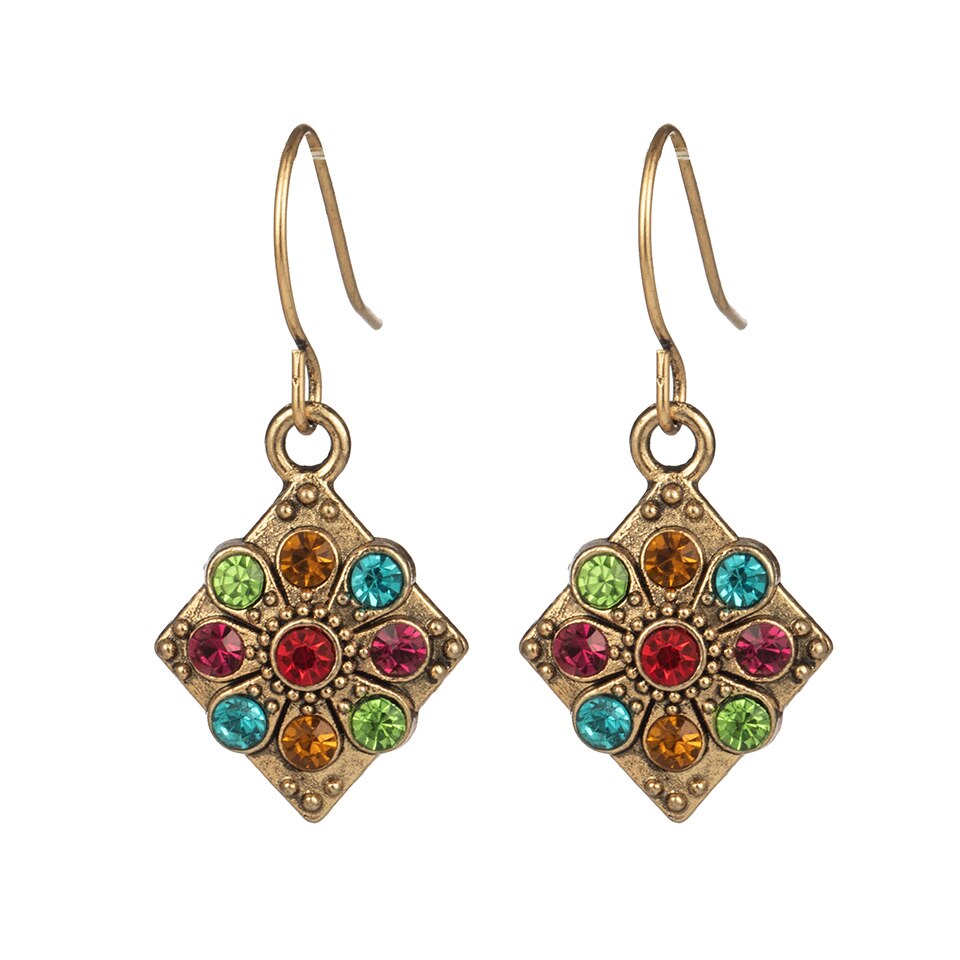 Orecchini a Goccia Colorati Stile Boho da Donna