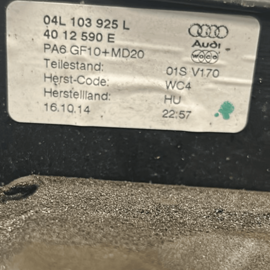 Carter / coprimotore audi q3 2.0 diesel cod:04L103925L (2012 > 2018)