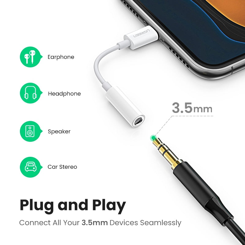 Adattatore Lightning a 3.5 mm per Cuffie iPhone