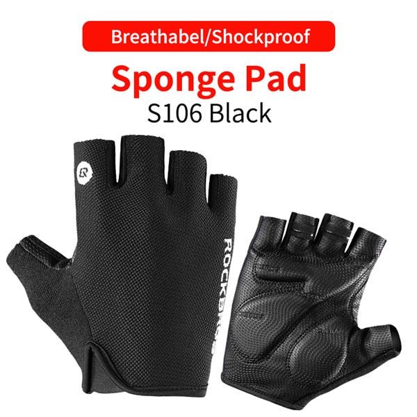 Guanti da Ciclismo Mezze Dita Antiurto Antiscivolo Unisex