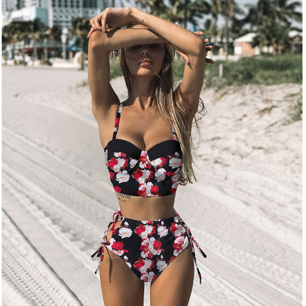 Costume da Bagno Floreale da Donna
