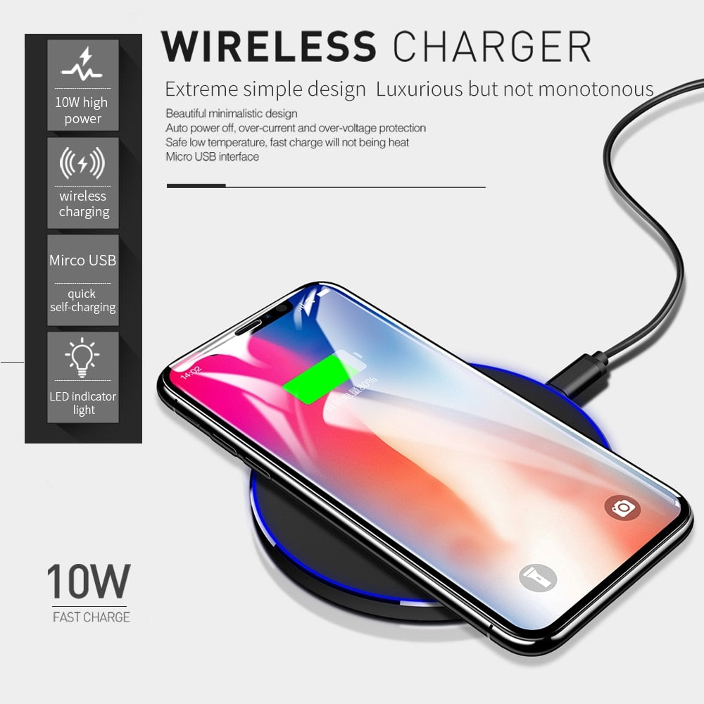 LED Frame Wireless Charger Pad