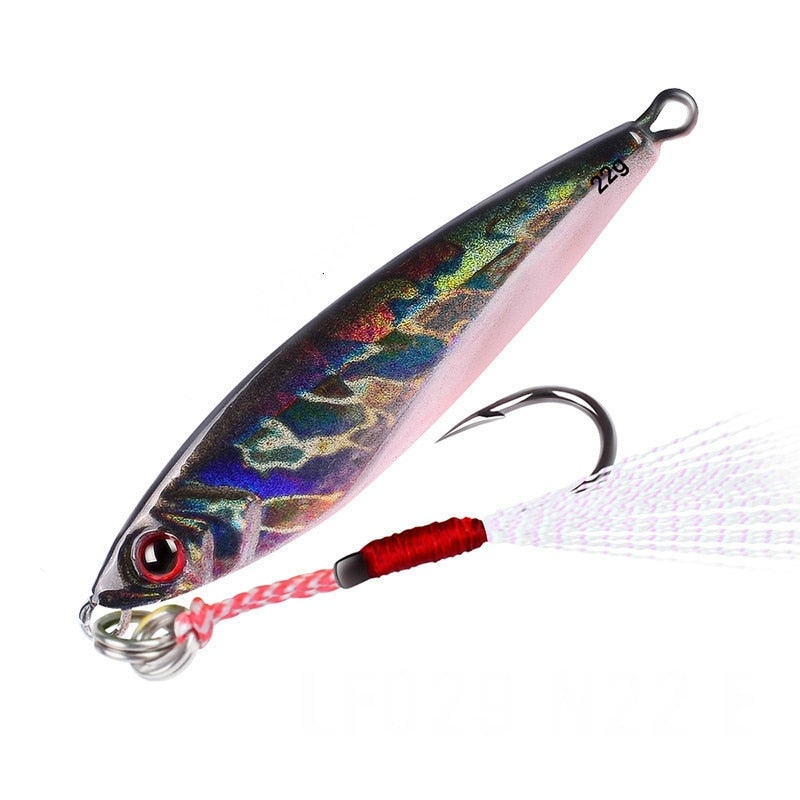 Esca da Pesca Jig in Metallo Colorato