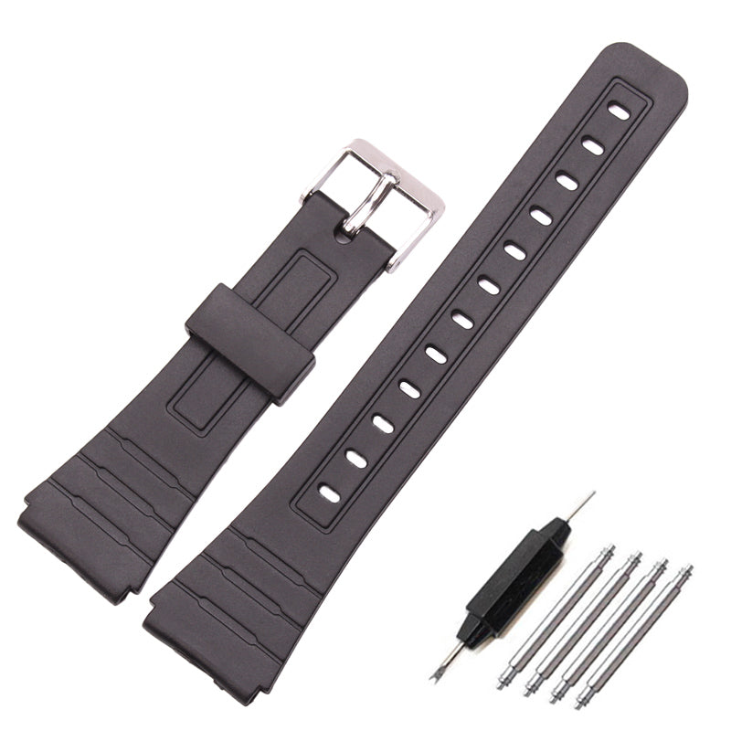 Cinturini per Orologio in Silicone Nero
