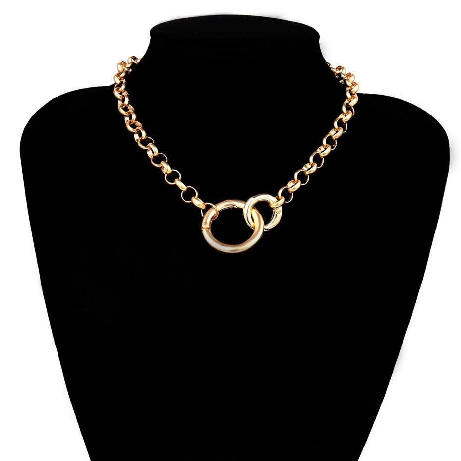 Collane Choker con Ciondoli a Forma di Cerchio