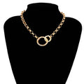 Collane Choker con Ciondoli a Forma di Cerchio