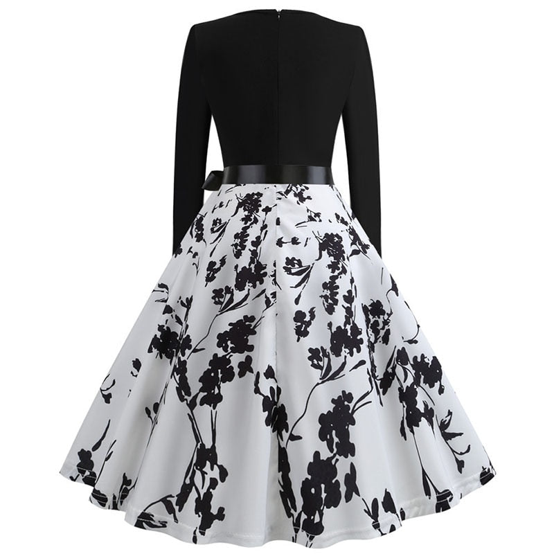 Vestito Swing Donna Stile Natalizio