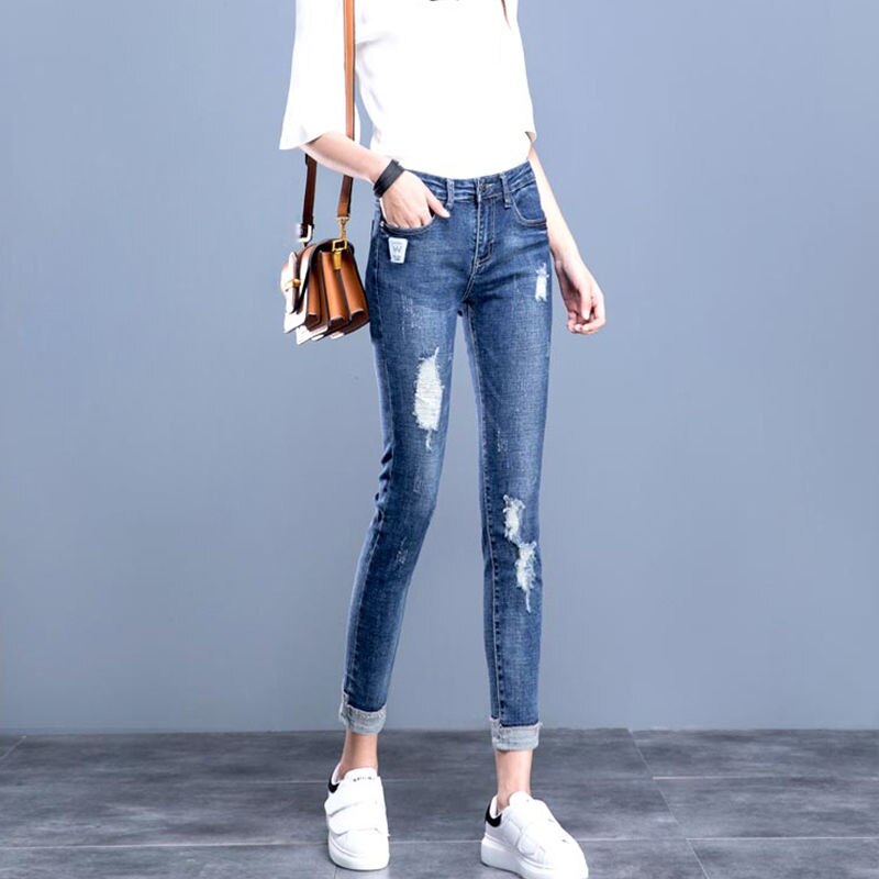 Jeans Elasticizzati Fashion da Donna