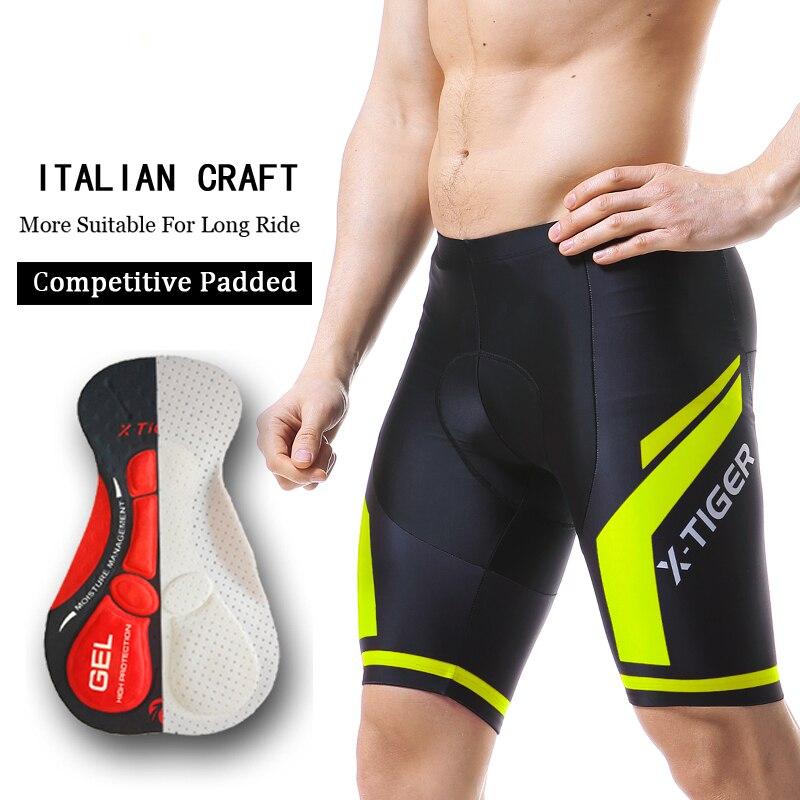Pantaloncini da Ciclismo Professionali ad Asciugatura Rapida da Uomo