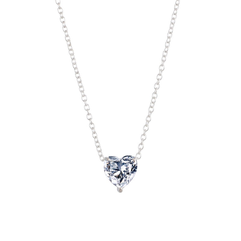 Collana con Ciondolo a Forma di Cuore da Donna
