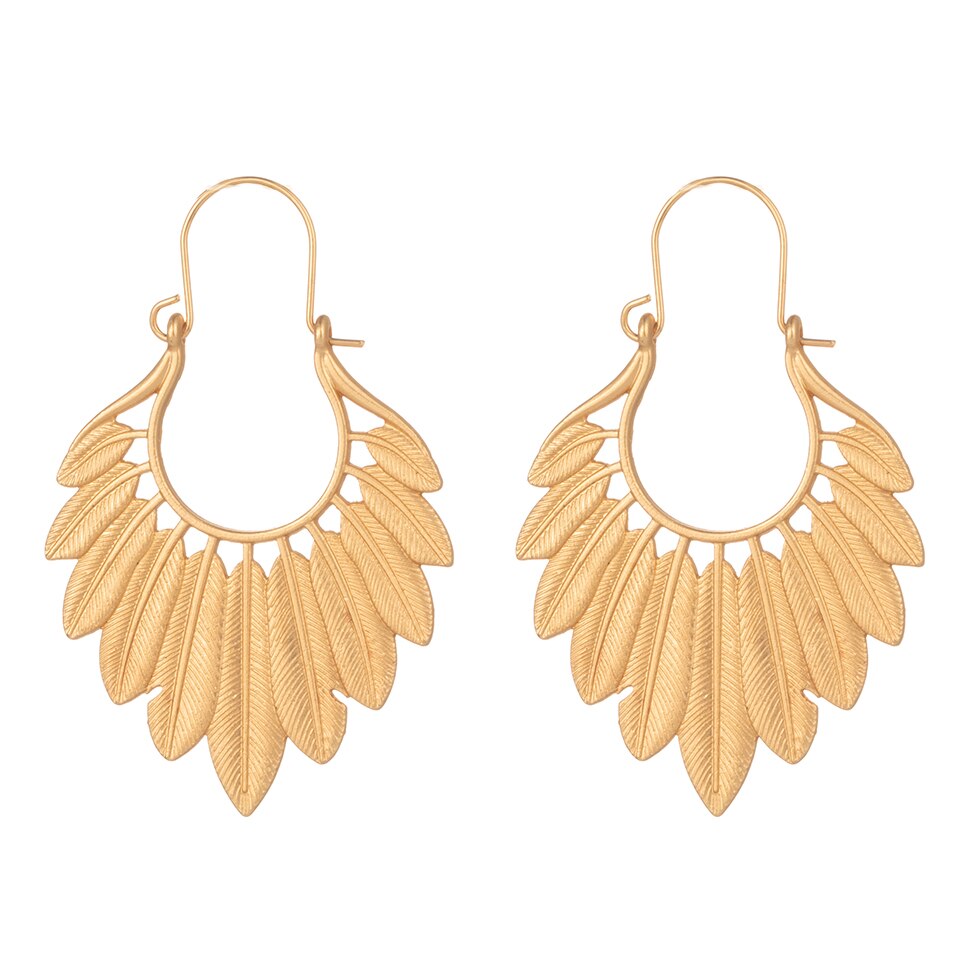 Orecchini Pendenti in Metallo Stile Boho da Donna