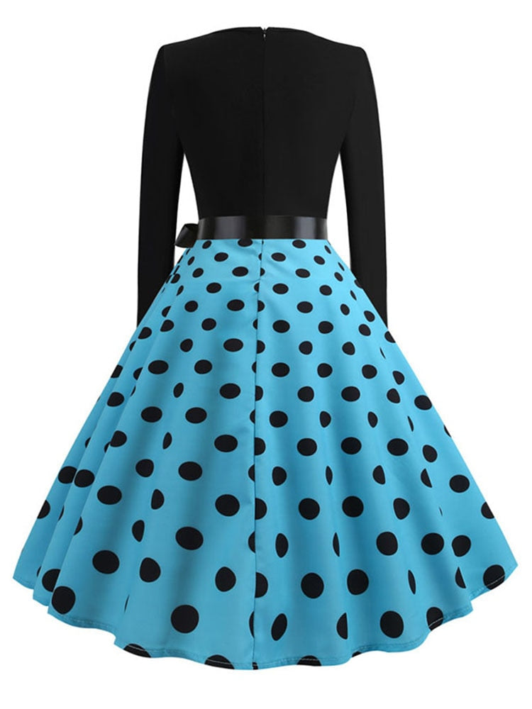 Vestito Swing Donna Stile Natalizio