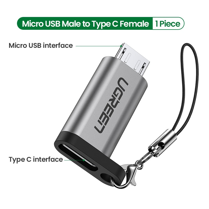 Adattatore Universale Micro USB a Type-C per Smartphone