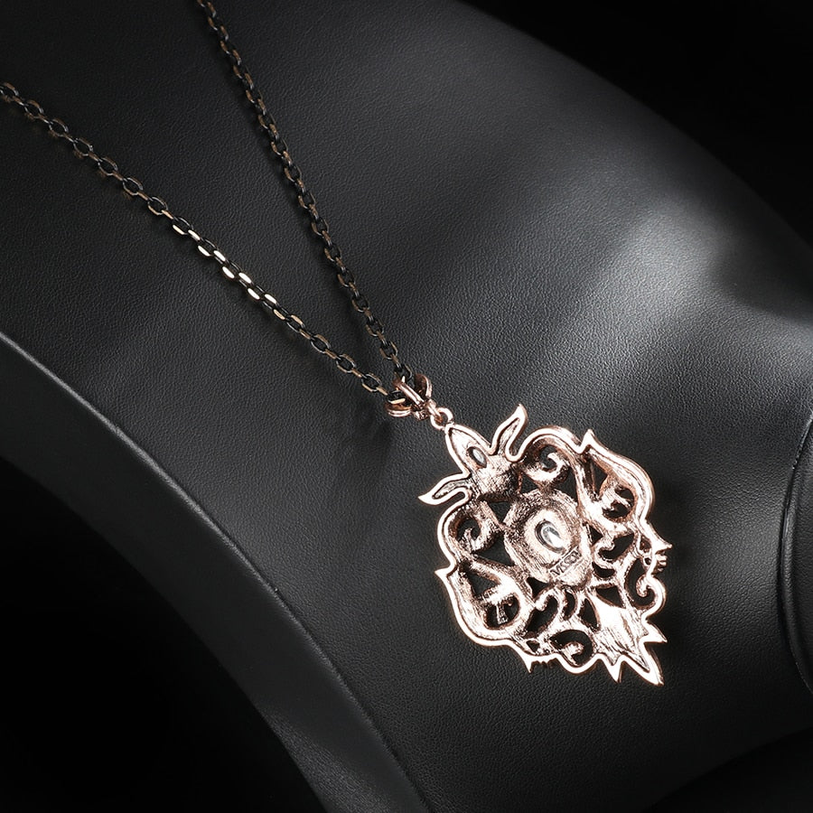 Collana con Ciondolo in Cristallo Vintage da Donna