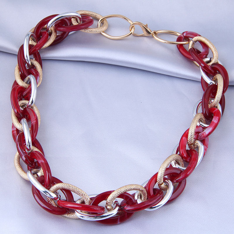 Collana Choker Punk con Lucchetto da Donna