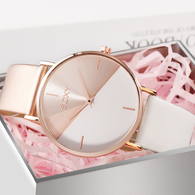 Orologio da Donna con Cinturino in Pelle