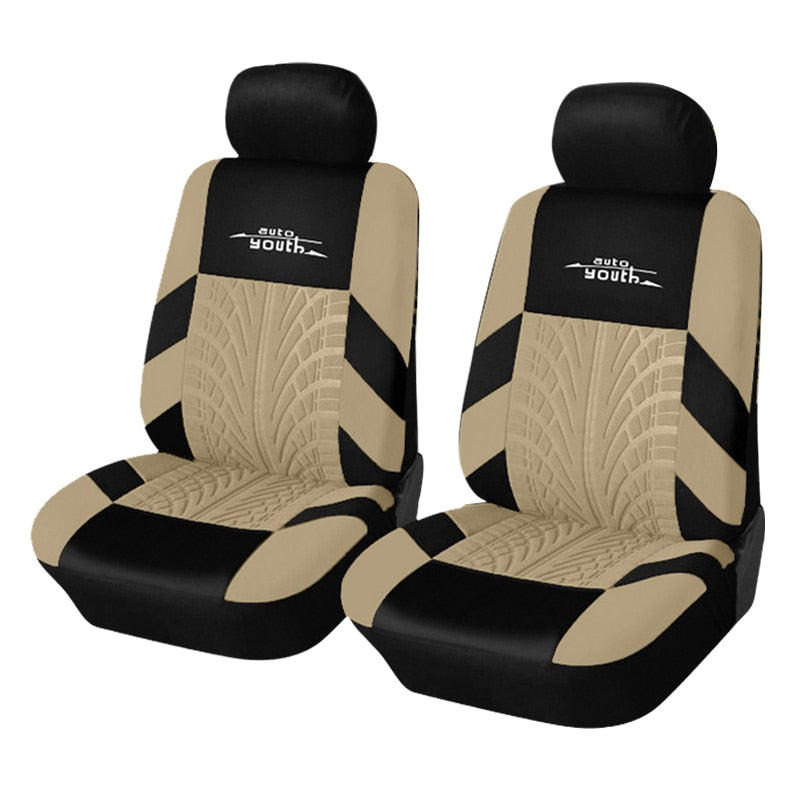 Set Coprisedili Auto Universali con Motivo Battistrada