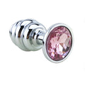 Cute Ergonomic Bullet Shaped Metal Anal Plug