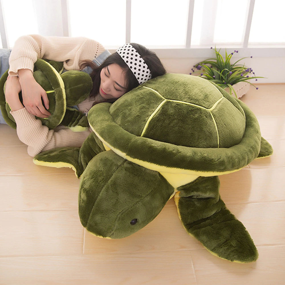 Green Turtle Plush Toy