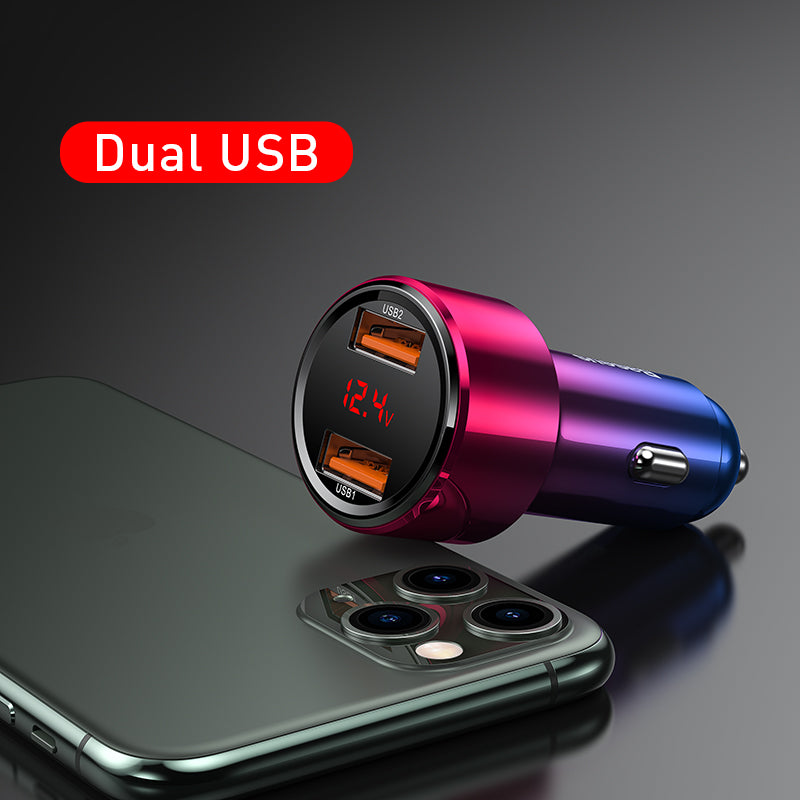 Caricatore Auto USB Ricarica Rapida 3.0