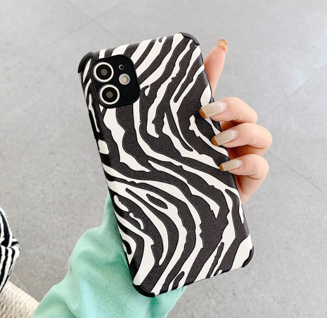 Cover iPhone con Fantasia Zebrata da Donna