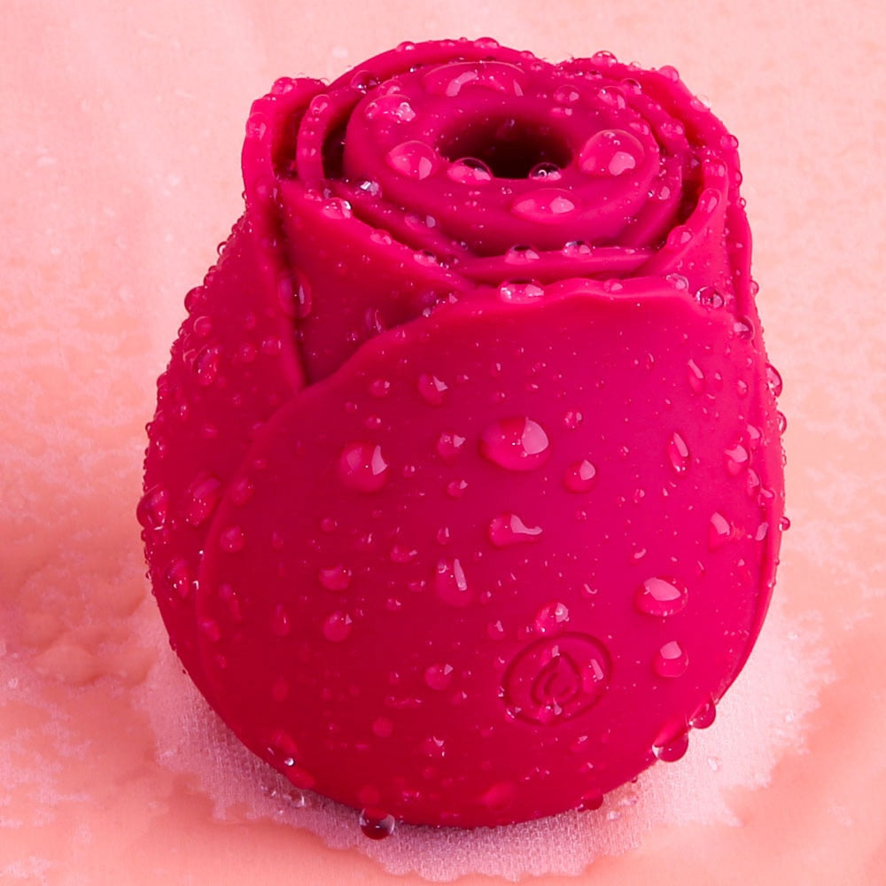 Vibratore Succhia-Clitoride a Forma di Rosa