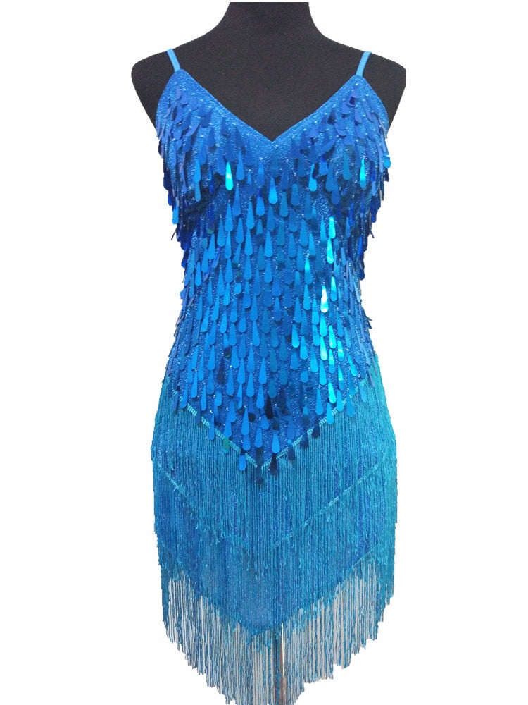 Miniabito Flapper Lucido da Donna