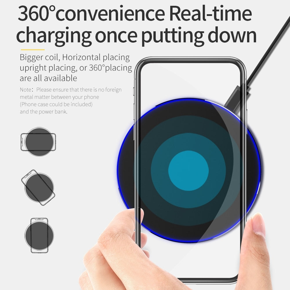 LED Frame Wireless Charger Pad