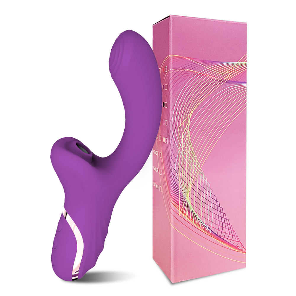 Vibratore 2 in 1 — 20 Modalità di Suzione e Vibrazione