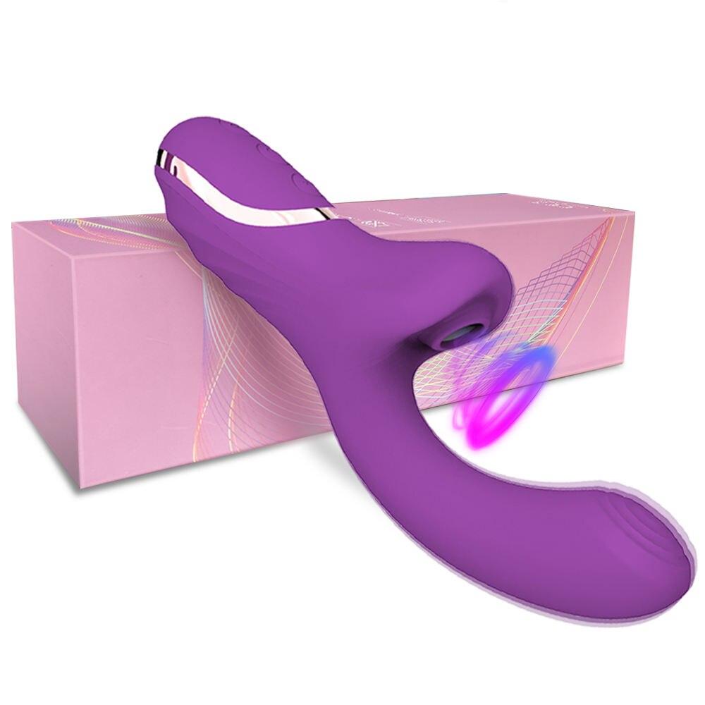 Vibratore 2 in 1 — 20 Modalità di Suzione e Vibrazione