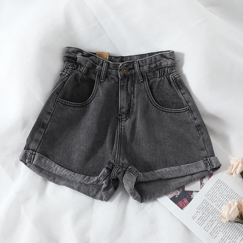 Shorts in Denim Larghi da Donna