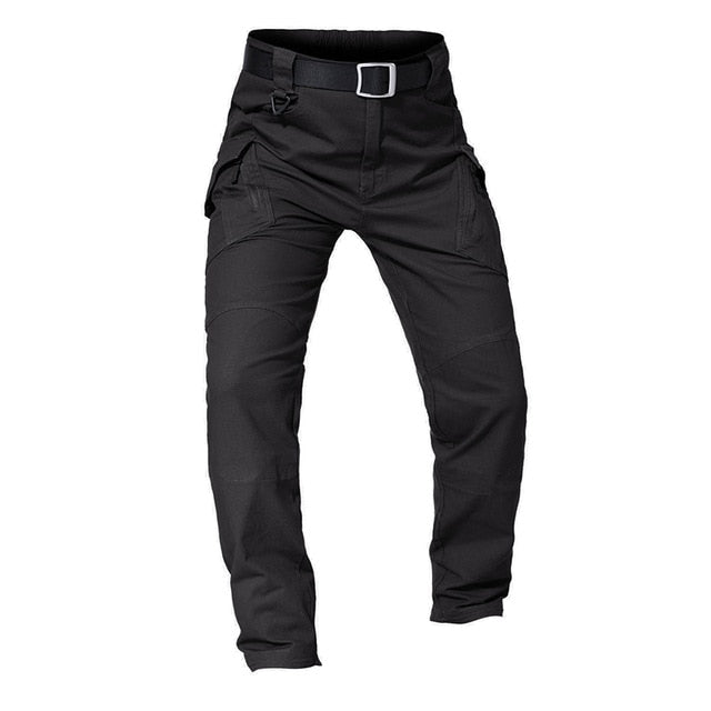 Pantaloni Tattici da Uomo a Tinta Unita