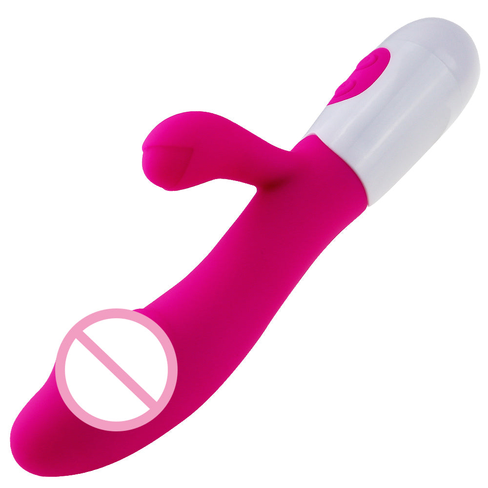 Vibratore Rabbit Dildo in Silicone per Punto G