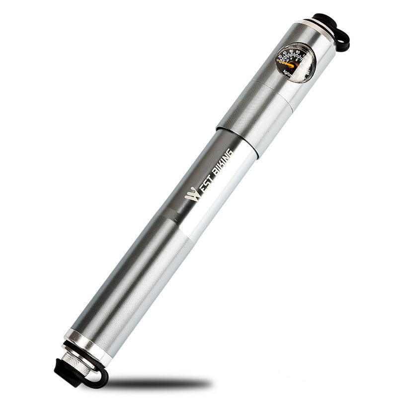 Cycling Portable Aluminum Alloy Pump with Barometer