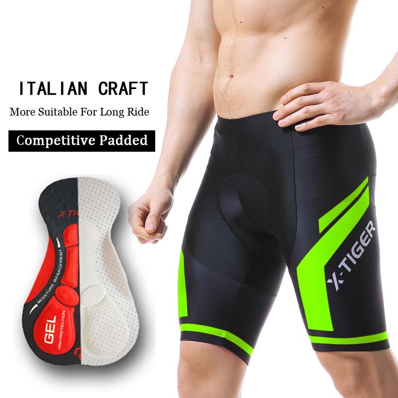Pantaloncini da Ciclismo Professionali ad Asciugatura Rapida da Uomo