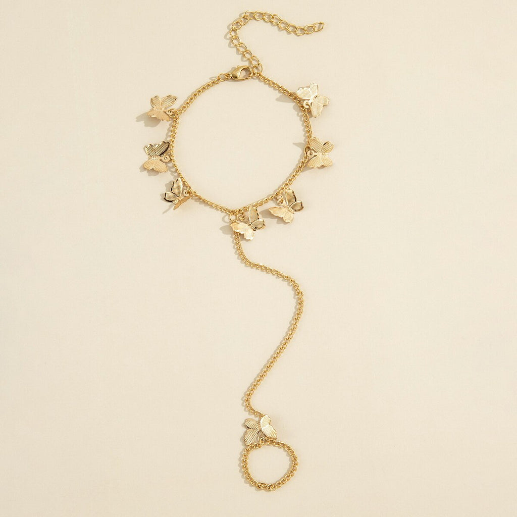 Bracciale Farfalla Aesthetic con Anello