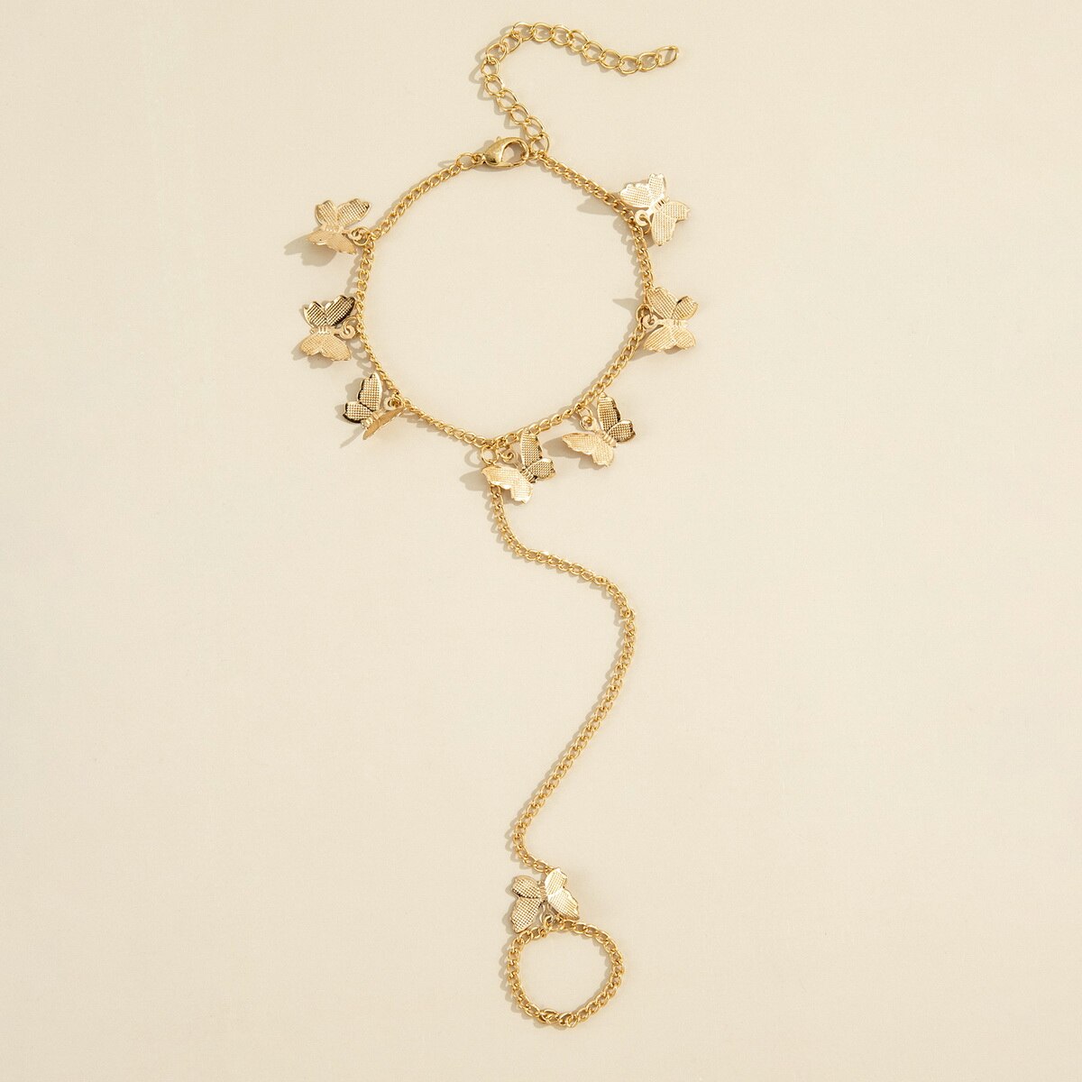 Bracciale Farfalla Aesthetic con Anello