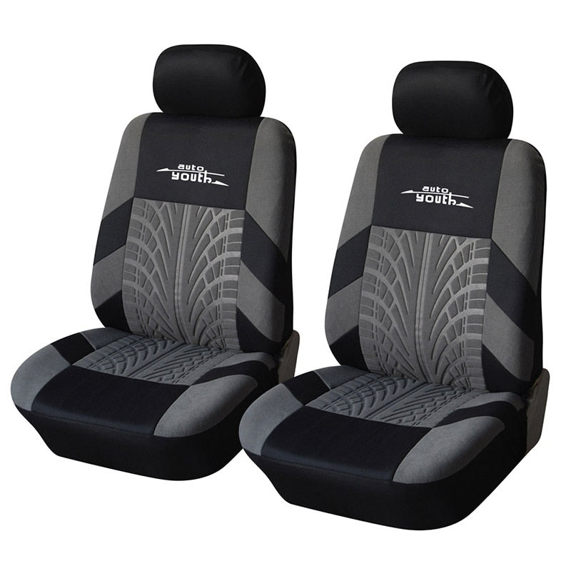 Set Coprisedili Auto Universali con Motivo Battistrada